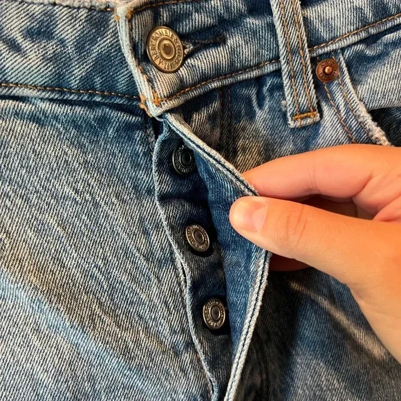 Abercrombie & Fitch women’s the Dad high rise jean size 28/6R - Picture 4 of 12